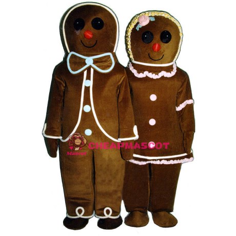 Gingerbread Boy Lightweight Mascot Costume