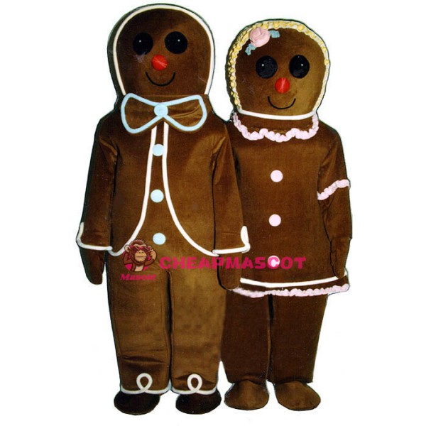 Gingerbread Boy Lightweight Mascot Costume