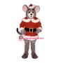 Noel Mouse w-Santa Coat & Hat Lightweight Mascot Costume