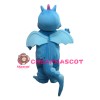 Quality Adult Blue Dinosaur With Wings Mascot Costume