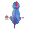 Cartoon So Lovely Blue & White Dinosaur Baby Mascot Costume
