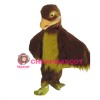 Adult Brown & Yellow Eagle Mascot Costume