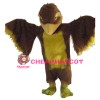 Adult Brown & Yellow Eagle Mascot Costume
