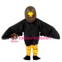Adult Best Strong Black & Brown Eagle Mascot Costume