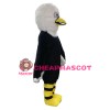 Adult Size Fancy Black Eagle Mascot Costume