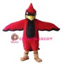  Adult Size Scary Black & Red Eagle Mascot Costume