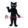 New Cartoon Unisex Black Fox Mascot Costume For Event