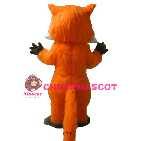Adult Size Fancy Lovely Orange Fox Mascot Costume