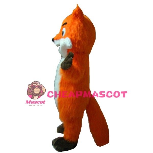 Adult Size Fancy Lovely Orange Fox Mascot Costume