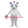 Professional New Kind Cartoon White Fox Mascot Costume