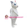 Professional New Kind Cartoon White Fox Mascot Costume