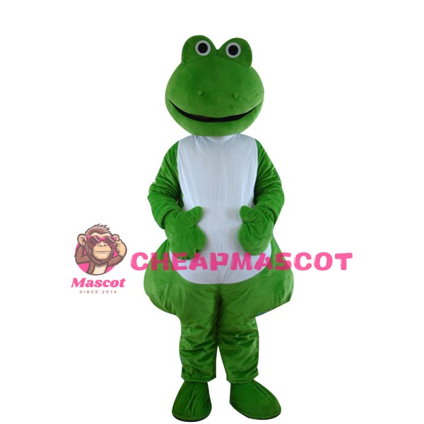 Cartoon Plush Frog Mascot Costume