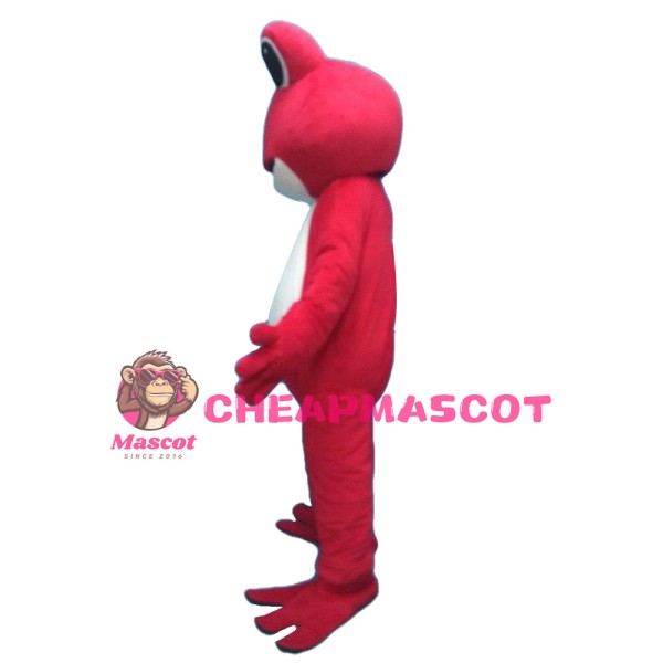 Fancy Cute Pink Frog Mascot Costume