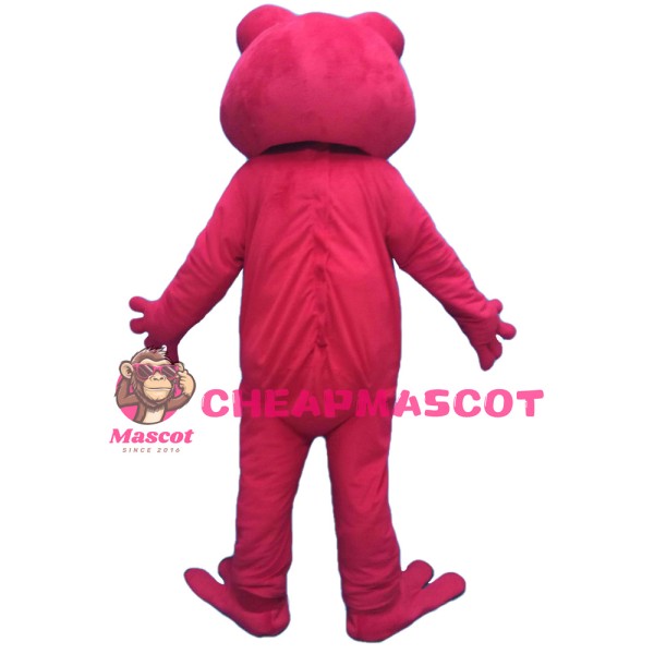 Fancy Cute Pink Frog Mascot Costume