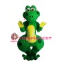 Professional Cartoon Green Snake Mascot Costume