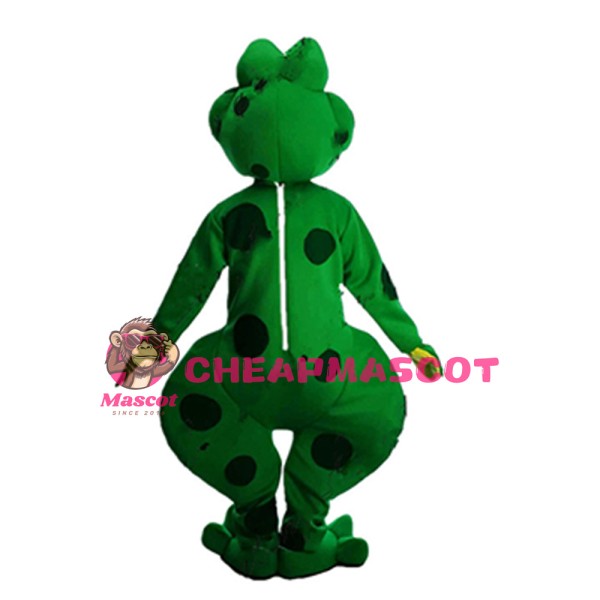 Professional Cartoon Green Snake Mascot Costume