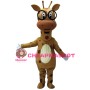 New Funny Super Cute Giraffe With Glasses Mascot Costume