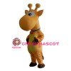 Lovely Cartoon Orange Giraffe Mascot Costume For Festival