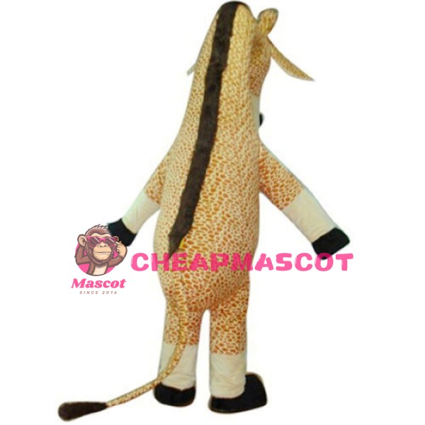 Adult Size Cartoon Giraffe Mascot Costume For Party Event
