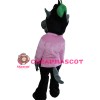 Good Quality Friendly Wolf With Red Top Mascot Costume