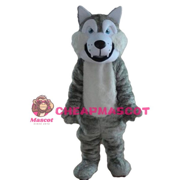 Professional Adult Grey Wolf Mascot Costume For Carnival