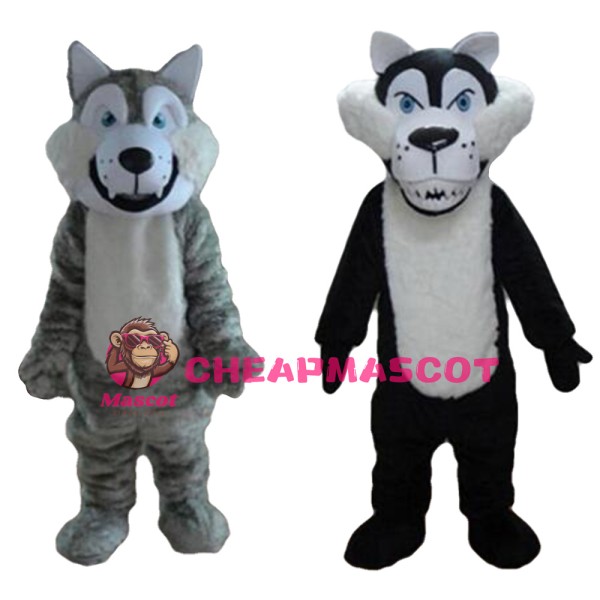 Professional Adult Grey Wolf Mascot Costume For Carnival