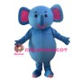 Super Cute Blue Elephant Baby Mascot Costume For Activity