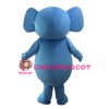 Super Cute Blue Elephant Baby Mascot Costume For Activity