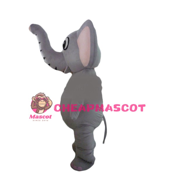 Cute Cartoon Elephant Mascot Costume