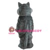 Gray Dog Mascot Costume
