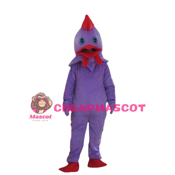 Adult Size Colorful Chicken Mascot Costume For Party