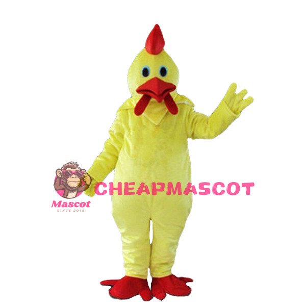 Adult Size Colorful Chicken Mascot Costume For Party