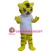 So Lovely Cartoon Yellow Tiger Mascot Costume For Party