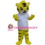 So Lovely Cartoon Yellow Tiger Mascot Costume For Party