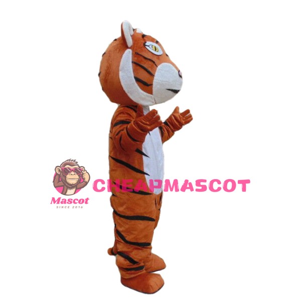 Unisex Classic Style Plush Tiger Mascot Costume
