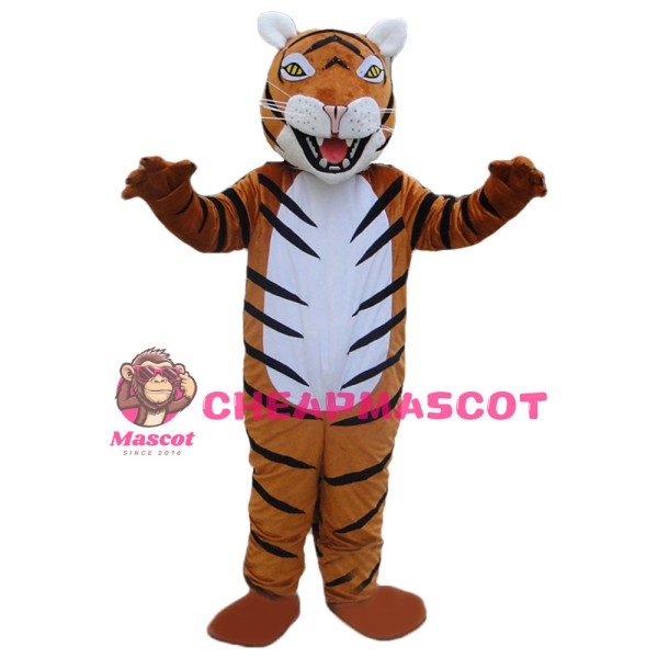 Adult Tiger Mascot Costume