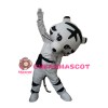 Lovely Taekwondo White Tiger Mascot Costume