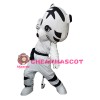 Lovely Taekwondo White Tiger Mascot Costume