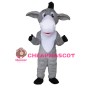 Classic Style Grey Donkey Mascot Costume