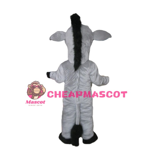 Classic Style Grey Donkey Mascot Costume