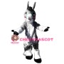 Cute Funny Grey Donkey Mascot Costume