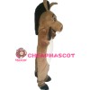 Adult Size Funny Brown Donkey Mascot Costume