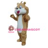 Professional Good Quality Happy Brown Squirrel Mascot Costume