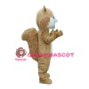 Professional Good Quality Happy Brown Squirrel Mascot Costume