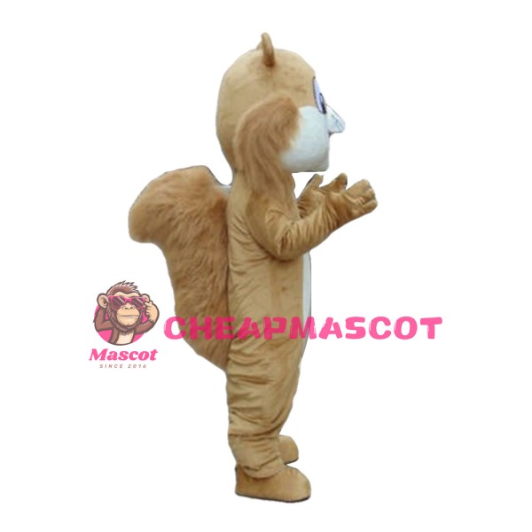 Professional Good Quality Happy Brown Squirrel Mascot Costume