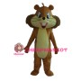 Cute Smiling Squirrel Mascot Costume