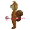 Cute Smiling Squirrel Mascot Costume