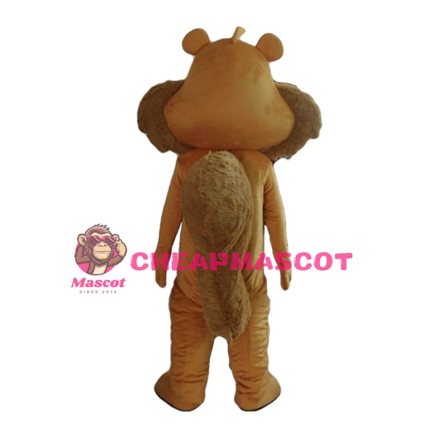 Cute Smiling Squirrel Mascot Costume