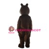 New Version Pleasant Plush Brown Squirrel Mascot Costume