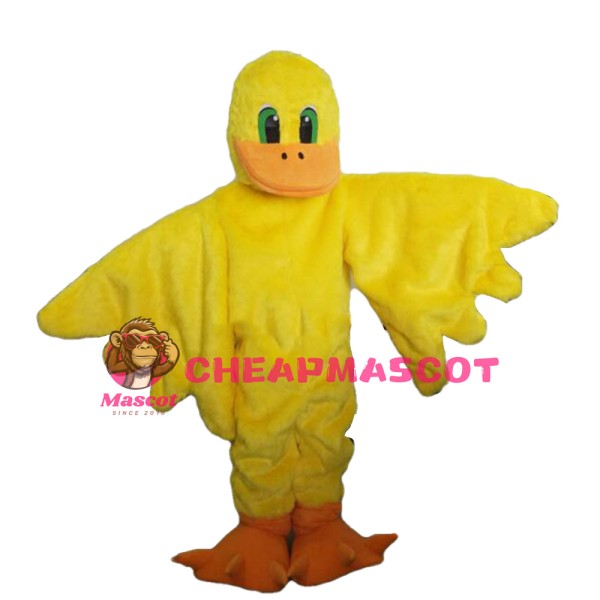 Smart Plush Yellow Duck Mascot Costume